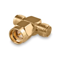 Переходник SMA(female) - SMA(female) - SMA(male) до 18 ГГц