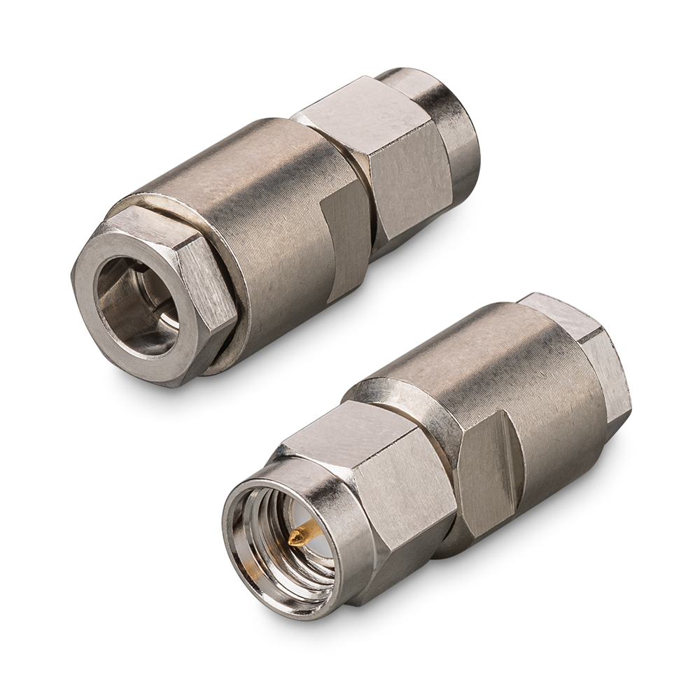 Разъем SMA(male) на кабель RG-58, прижимной