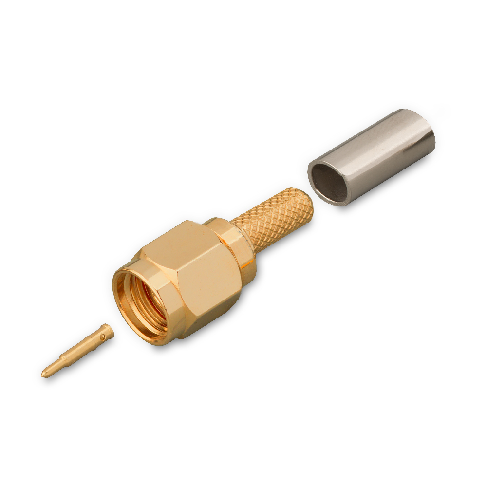 Разъем SMA(male) на кабель RG-316, обжимной до 6 ГГц