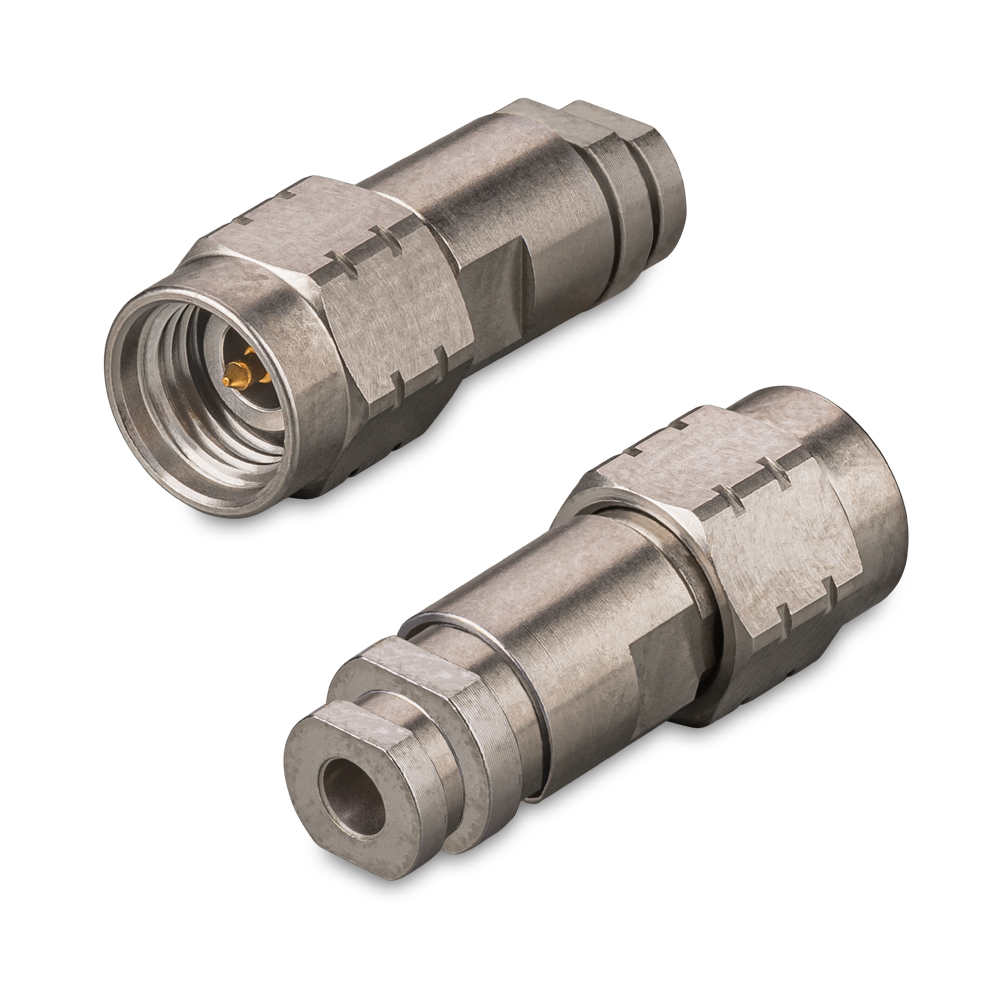 Разъем 2.92mm (male) на полужесткий кабель RG-405, прижимной